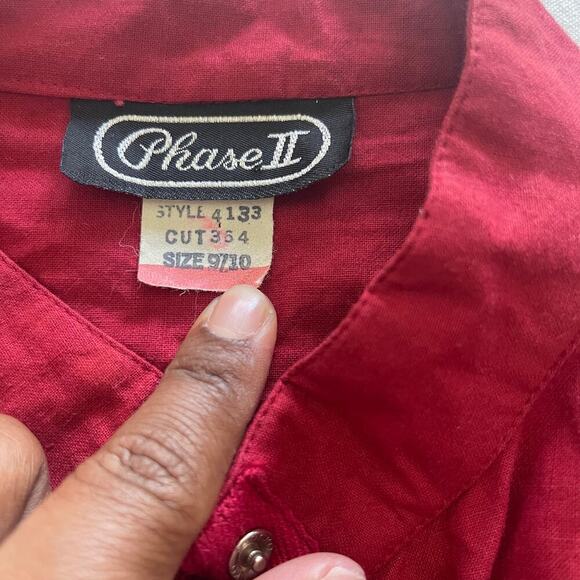 Phase 2 Deep Red Maxi Dress Size:9. Womens’s - Picture 7 of 8